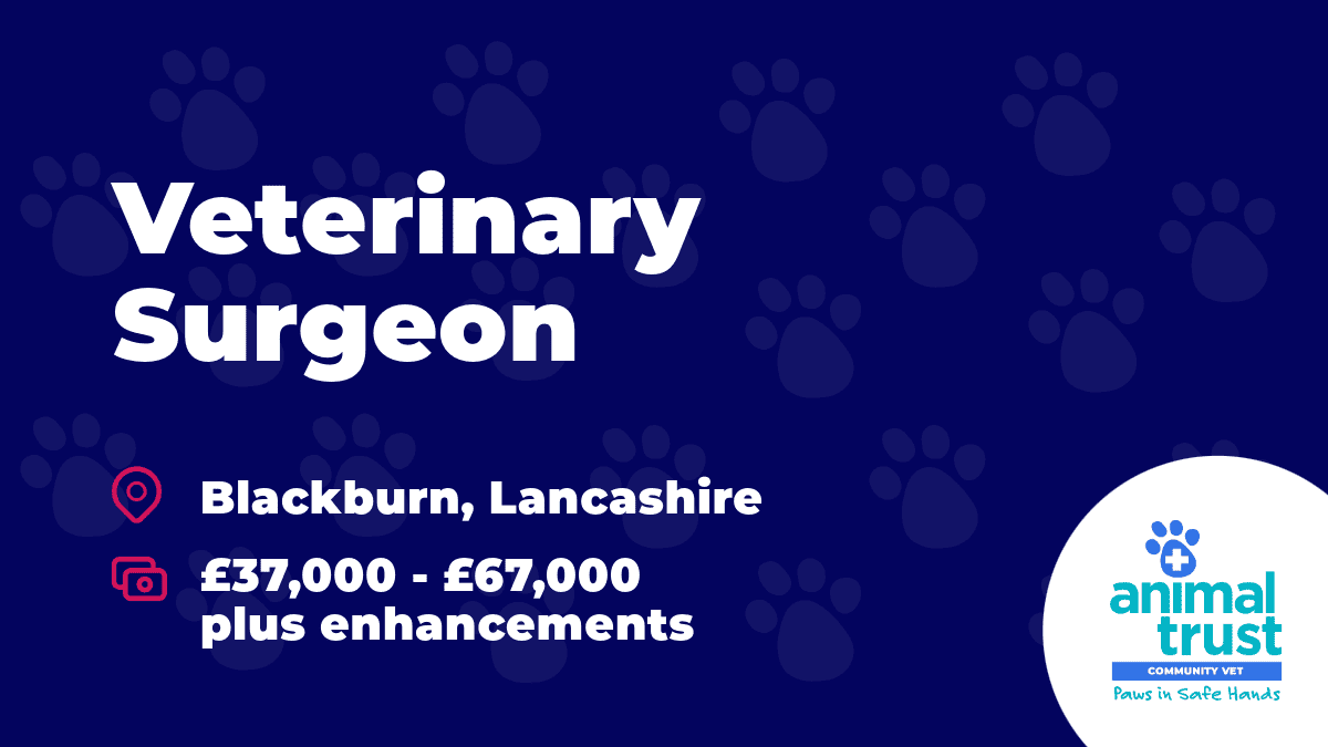 Veterinary Surgeon Blackburn £3867K Salary